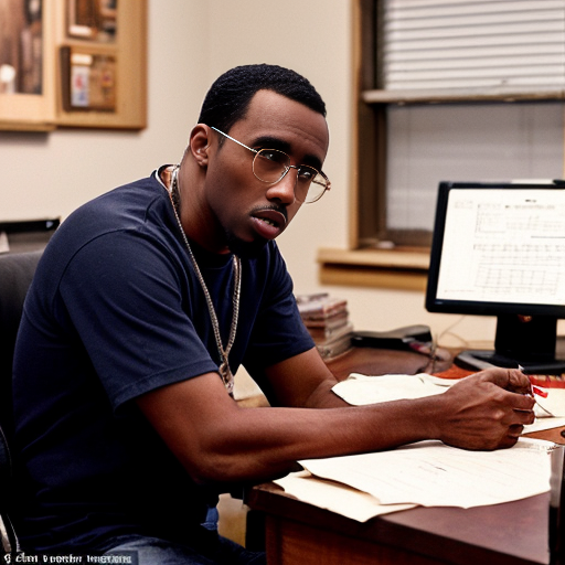 A supervisor asked him to mark a delay as completed a little earlier than it actually had been. The request came wrapped in a practical reason. It would smooth operations for the district. It would prevent unnecessary checks from higher authorities. Diddy hesitated. He watched his father at home fitting cogs back into place, his mother at her desk turning records into routine. He remembered the painting’s warning about consequences, but he also thought of the people standing in long lines under the clock towers when shipments were late. He marked the log with the earlier time. No one cheered. No one rose up in protest. A day passed and a shipment arrived sooner than it might have otherwise. A baker downriver got her wheat earlier that week. For Diddy that small compromise felt like a tool used to fix something broken.

make the character p diddy
