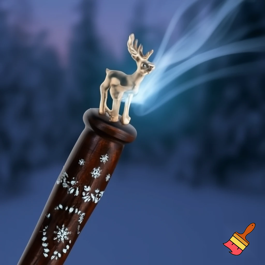 Russian Santa Claus walking stick with with t reindeers magic walking stick a plastic plastic Russian Santa Claus walking stick magic walking stick magic or stick