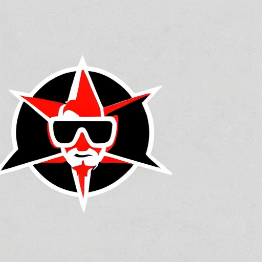 I need a logo for my classes political party. It needs to be a red cartoon star wearing cool sunglasses with the words Sick Lads over the top of it, make them low down on the star and overlapping it. 
