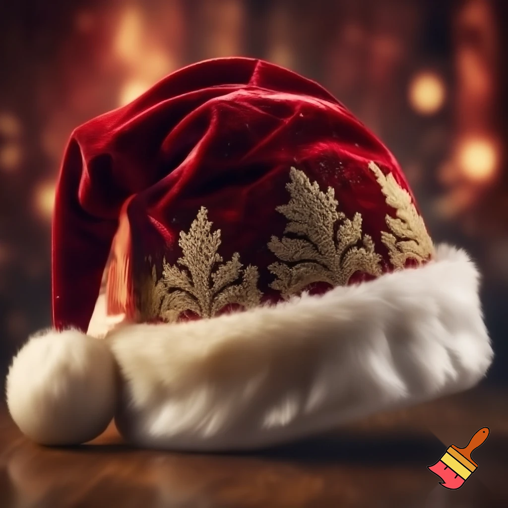 Elf Santa Claus hat velvet Santa Claus elf hat Santa Claus