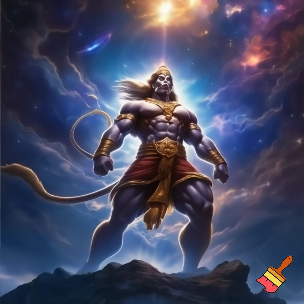 create a hanuman ji image
