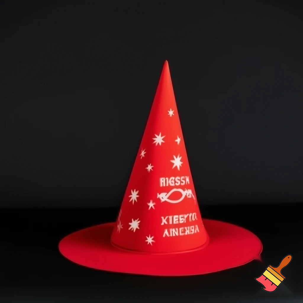 Christmas wizard hat, special costume red plane ramp one