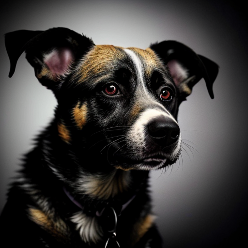 an old picture of a skinwalker dog staring at you half wisible in the dark in a creepy way make it a horror creatre in a creepy picture

