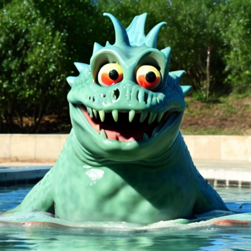 a water monster that has watermelon and kfc 