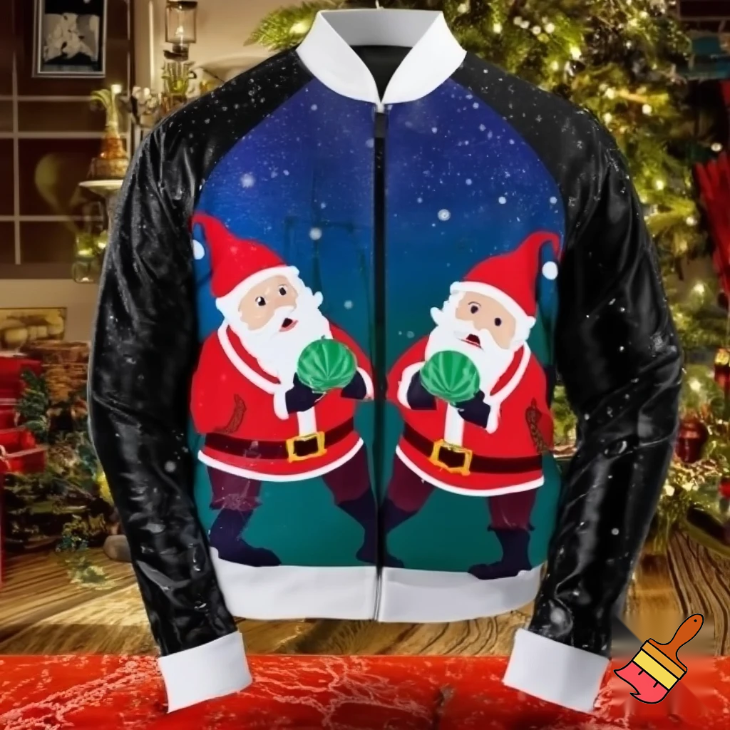 A wizard jacket Christmas jacket Santa Claus wizard Christmas shoes