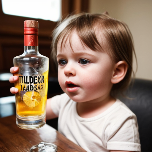Make a toddler start drinking vodka