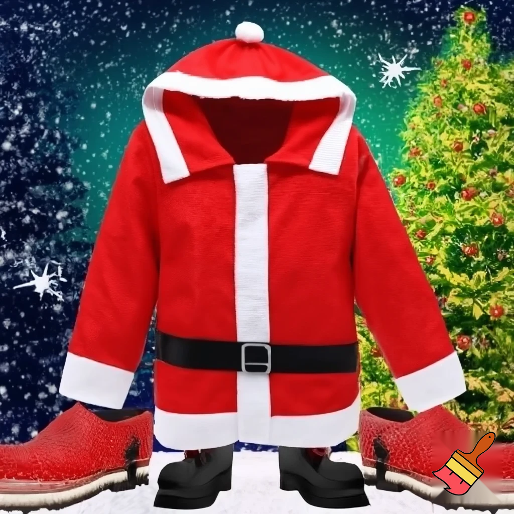 A wizard jacket Christmas jacket Santa Claus wizard Christmas shoes