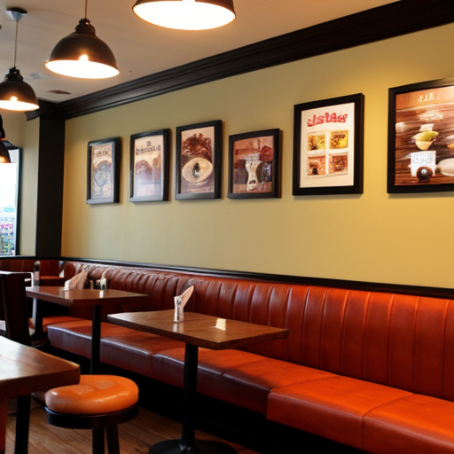 wall of cafe and restraunt