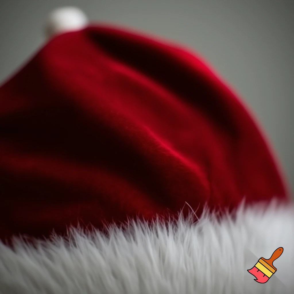 Christmas Santa Claus velvet hat delicate special delicate hat