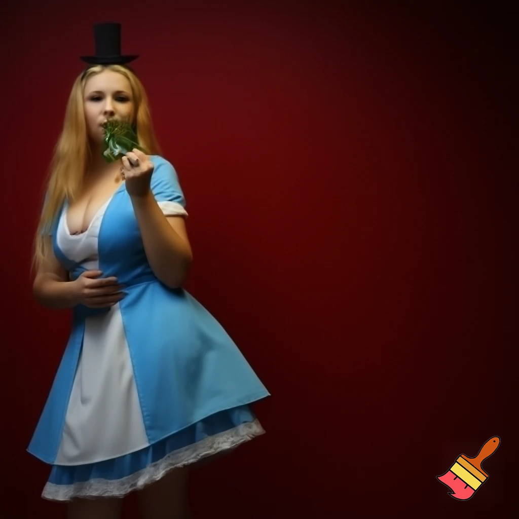 Alice in Wonderland’s boobs a sexy woman