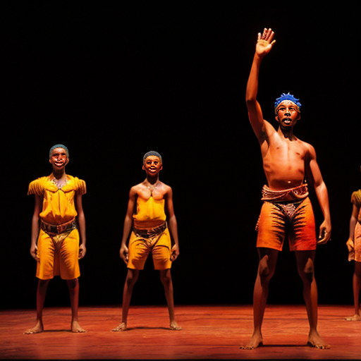 image of 6th grade at lion king
