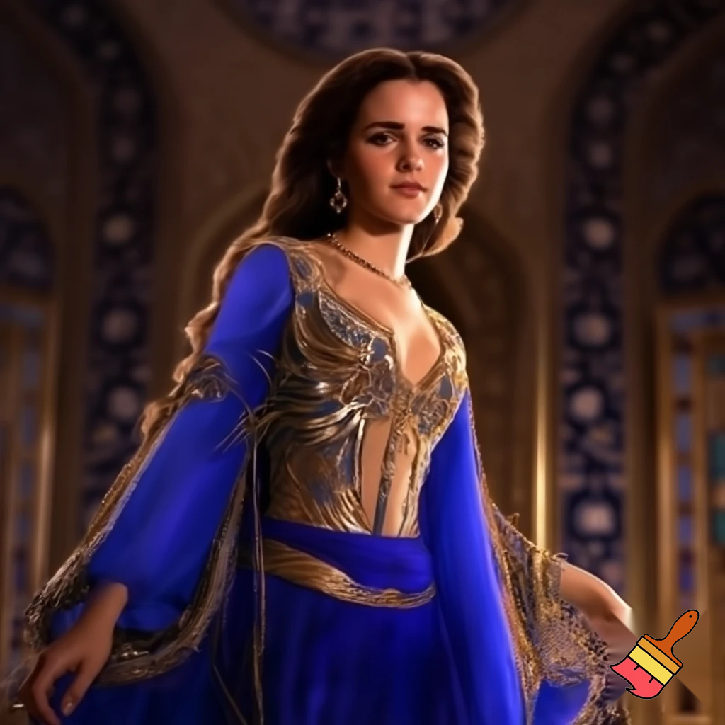 emma watson as princess jasmine dress 