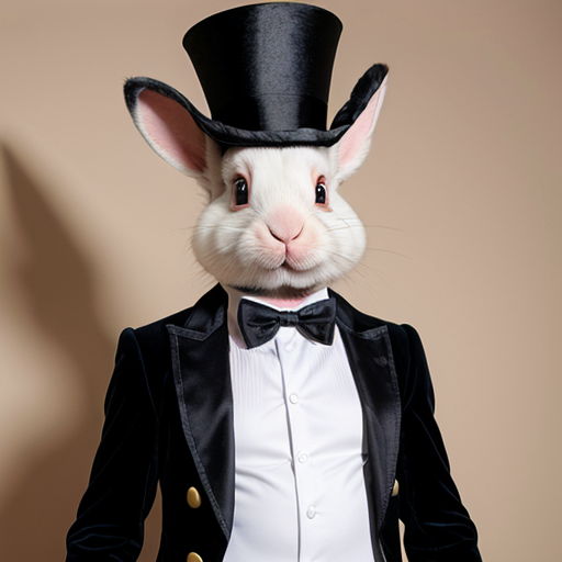 Easter bunny mascot costume top hat Easter only sells house