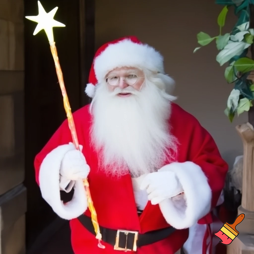 Santa Claus Pennwell Disney🇫🇷 wizard Santa Claus Santa Claus real person Disneyland Paris Santa Claus in Paris the wizard💫🏰 a wizard hat Magic Star wand