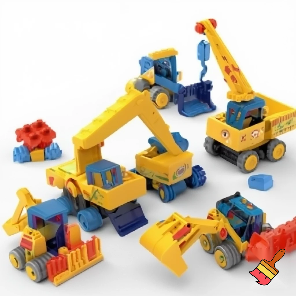 Korean contruction toy set