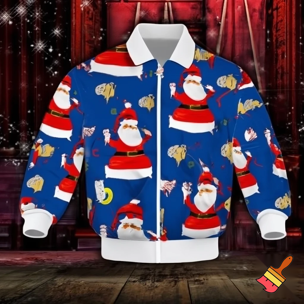 A wizard jacket Christmas jacket Santa Claus wizard