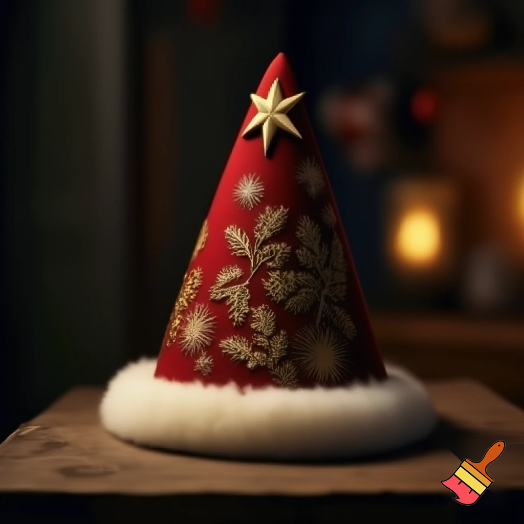 Christmas wizard hat