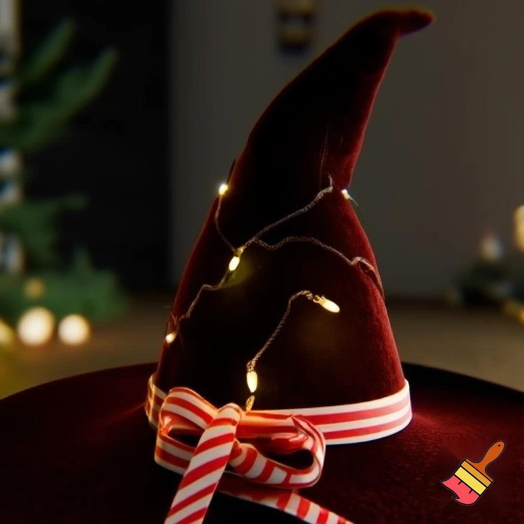 Christmas wizard hat