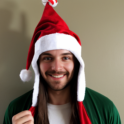 Christmas wizard hat costume