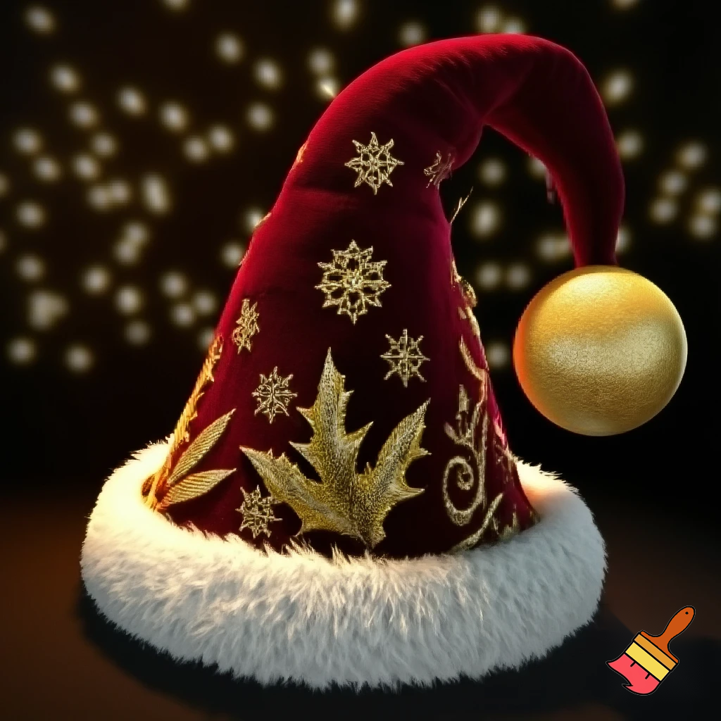 Christmas wizard hat