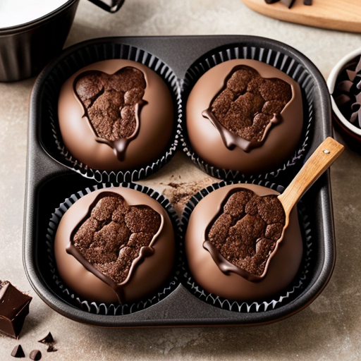 four square-shaped thick baking chocolate pieces (for baking with)