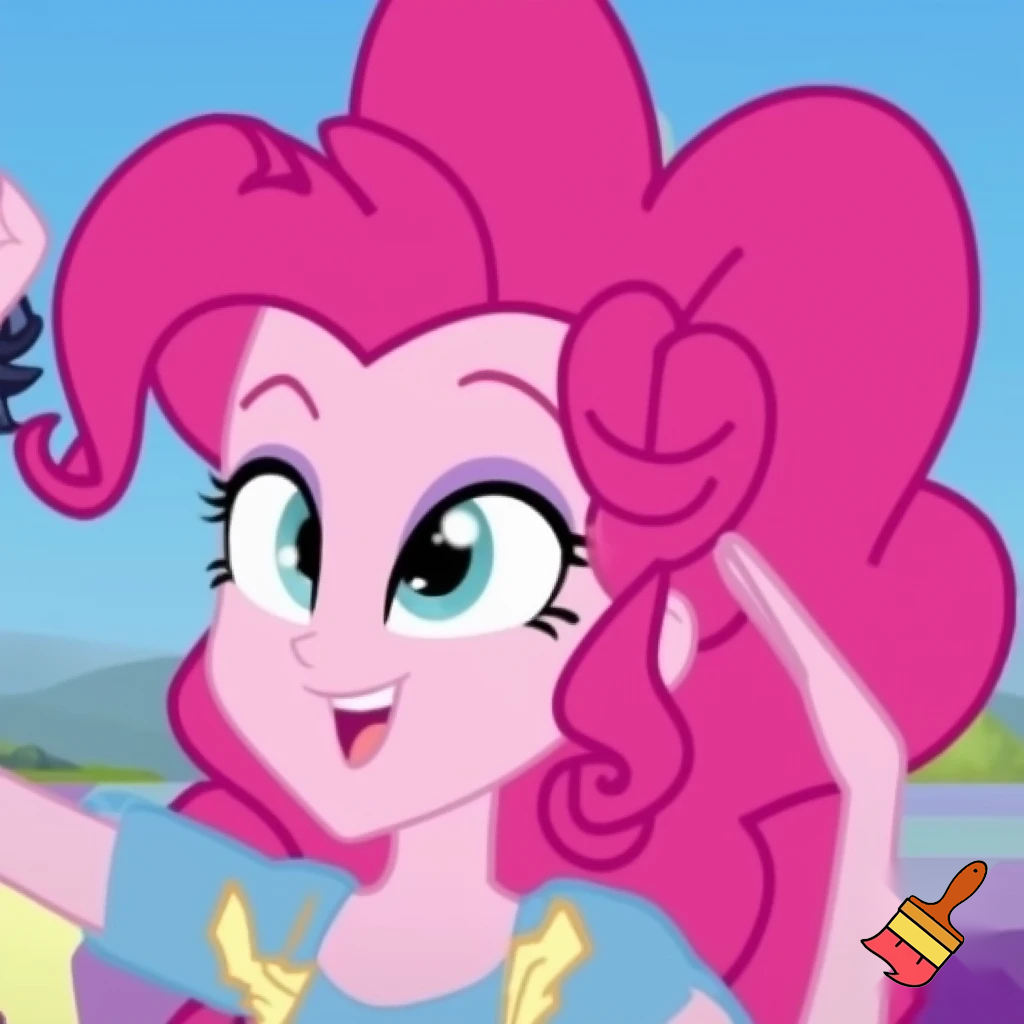 My little pony pinkie pie from as human unicorn girls