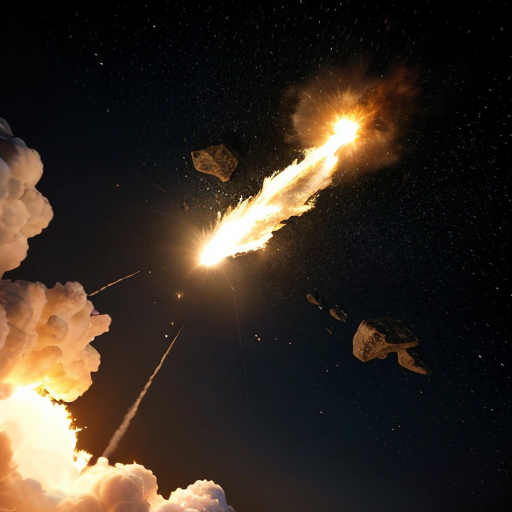 A meteor smashing into seattle