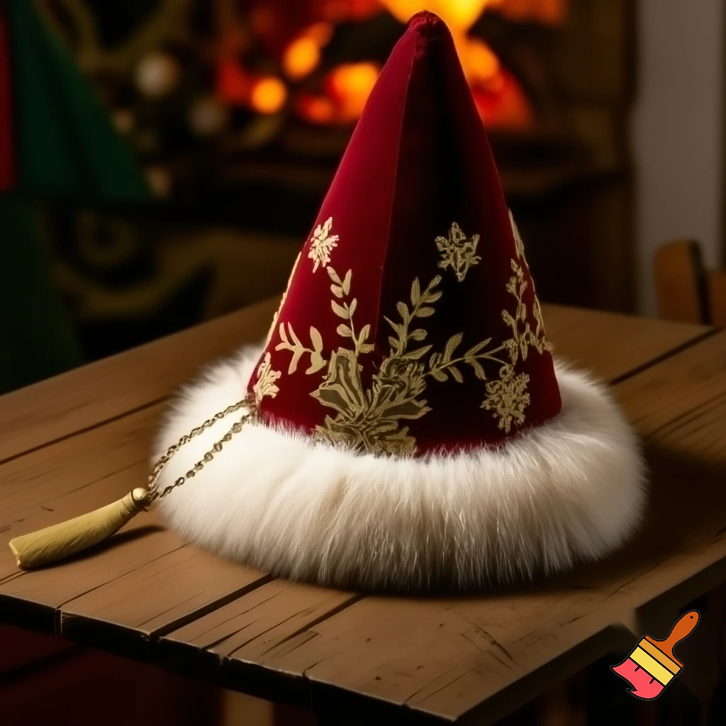 Christmas wizard hat