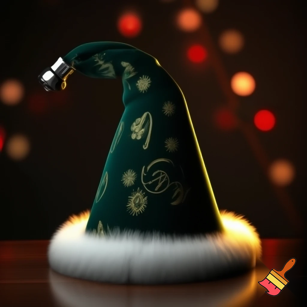 A wizard Christmas hat