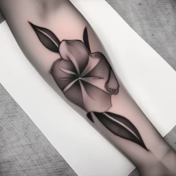 september birth flower tattoo