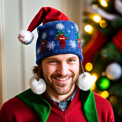 A wizard Christmas hat