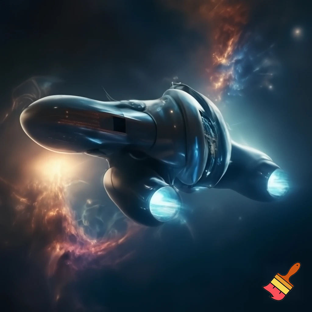 una astronave intergalattica