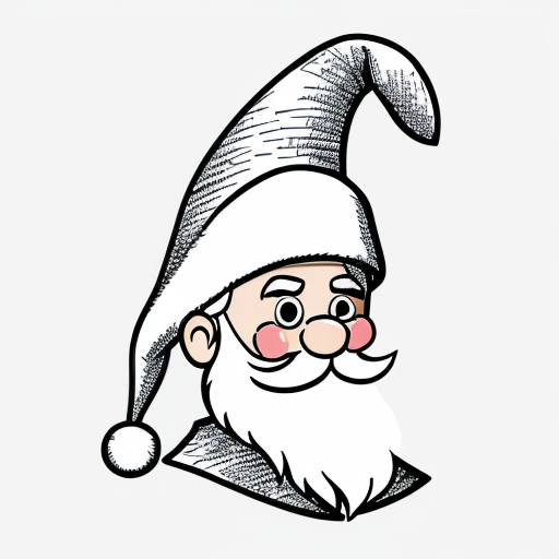 A wizard Santa Claus hat wizard Christmas hat