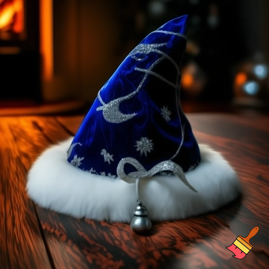 A wizard Christmas hat