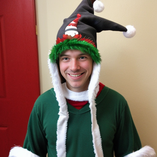 Christmas wizard hat costume