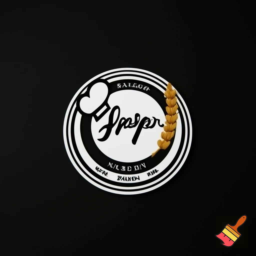 A bakery logo with tag line - "creating delicious memories" - be creative, minimalistic.  example - "Design Elements
Shape: The main design is contained within a double-lined circular emblem.

Color Scheme: Primarily black and white, with a splash of golden yellow/brown for the wheat stalk.

Key Iconography:

A stylized chef's hat sits above the name.

A stalk of wheat/grain (in golden yellow/brown) is incorporated into the right side of the main wordmark, extending slightly outside the inner circle.

Text Elements
Primary Name: "Krupa" is written in a prominent, flowing, handwritten-style script font in the center.

Slogan/Motto (Top Arc): The phrase "CREATING DELICIOUS" is written in a curved line along the upper inside arc of the circle, in an all-caps, clean serif or sans-serif font.

Category/Descriptor (Bottom): The word "BAKERY" is centered directly below the main name "Krupa," in the same font as the slogan.

Slogan/Motto (Bottom Arc): The word "MEMORIES" is written in a curved line along the lower inside arc, balancing the top text.

Summary
The logo is a classic, circular bakery emblem that reads "Krupa" in a script font, featuring a chef's hat and a wheat stalk, framed by the slogan "CREATING DELICIOUS BAKERY MEMORIES"."