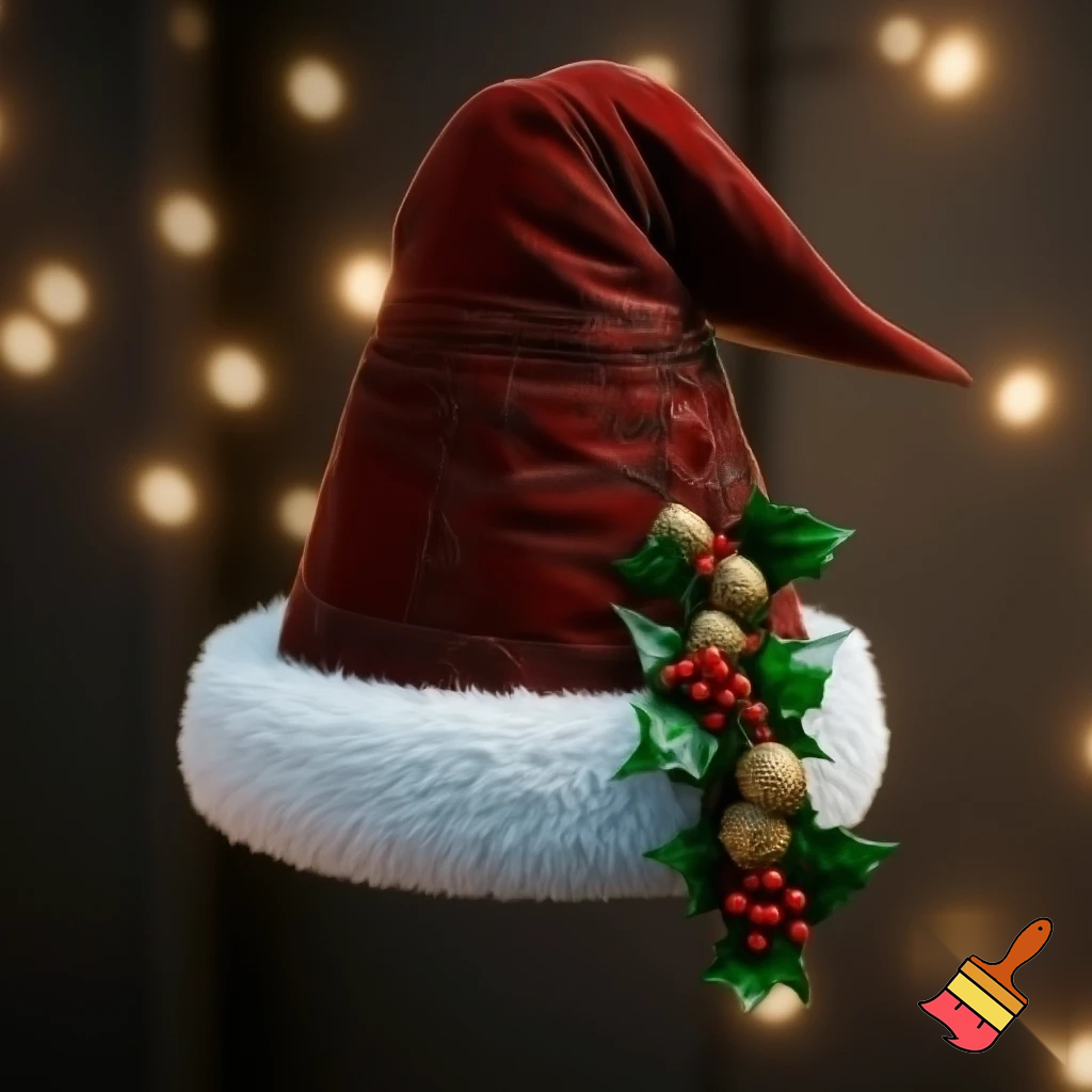 Christmas wizard hat