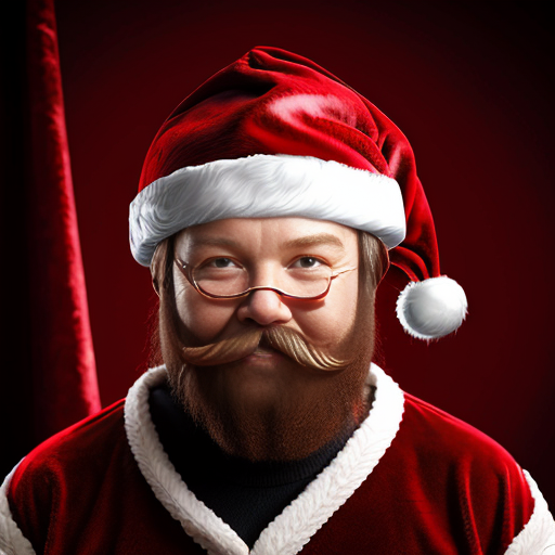 Christmas Santa Claus hat velvet