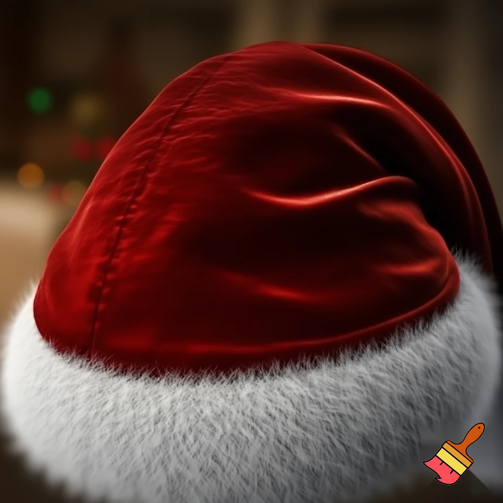Christmas Santa Claus velvet hat delicate special delicate hat
