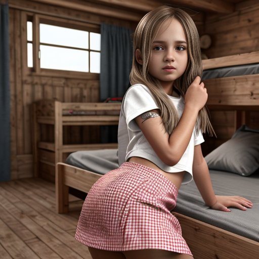 Boys skirts and playing with girls and chalet