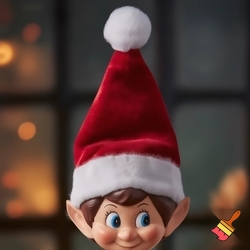 Elf on the shelf Christmas hat Santa Claus hat velvet