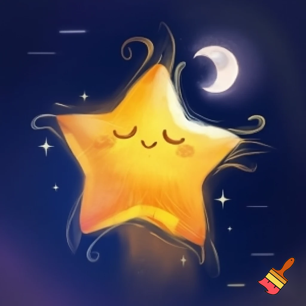 Star and the moon cartoon