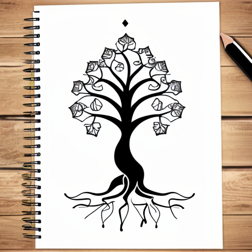 A tree with arms and legs 
 