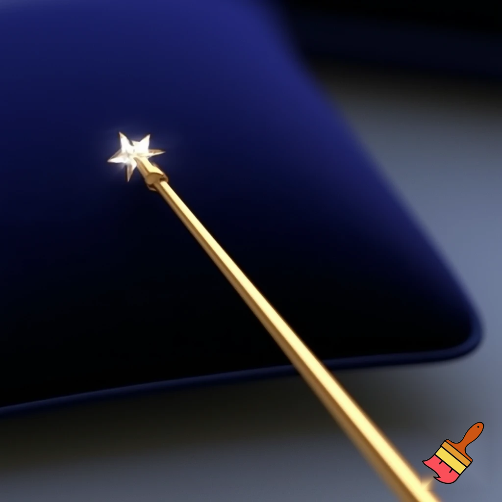 Star magic wand gold