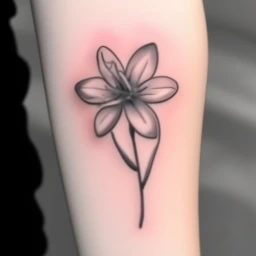 march birth flower tattoo