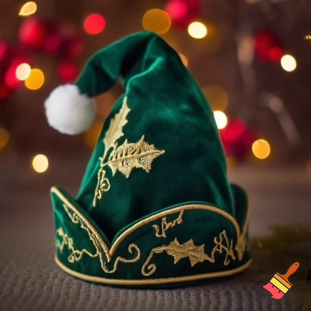 Elf hat Christmas elf hat velvet