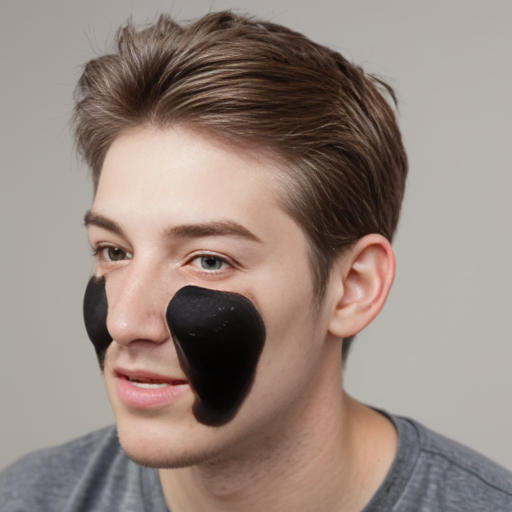 short white guy with a mole on his face

