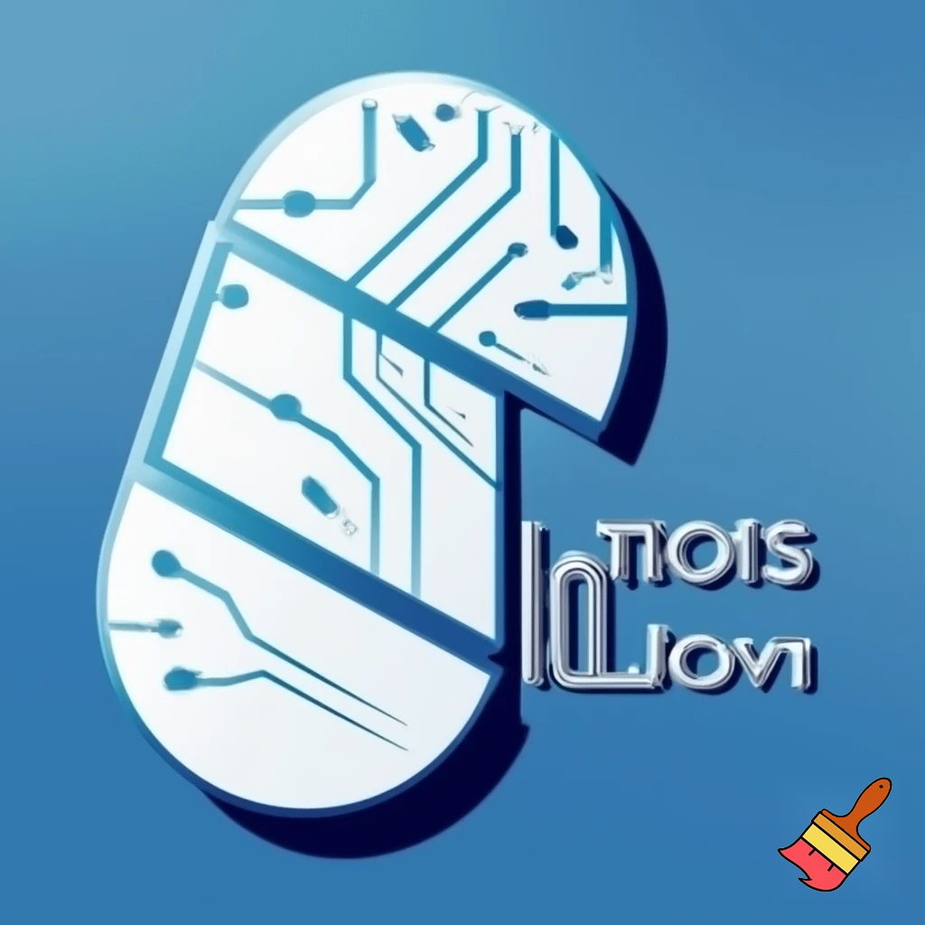 Modern minimal logo featuring a pill icon with AI circuit lines, and the text ‘AI Medicine Reviews’. Clean and professional medical-tech style.”