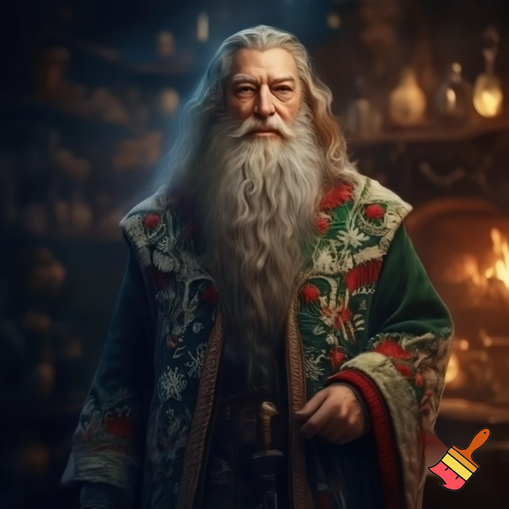 A wizard jacket Christmas jacket