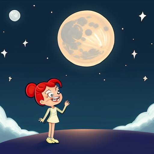 Star and the moon cartoon